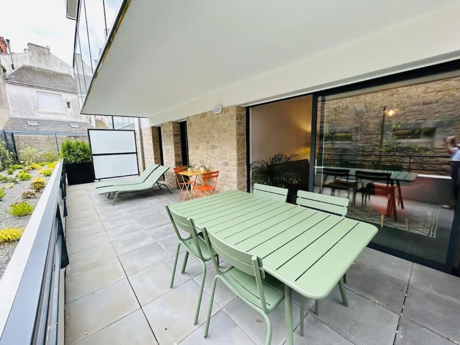 L'Hermine Terrasse Et Parking, 500 Plage Concarneau Εξωτερικό φωτογραφία
