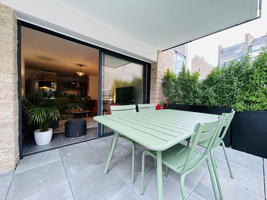 L'Hermine Terrasse Et Parking, 500 Plage Concarneau Εξωτερικό φωτογραφία