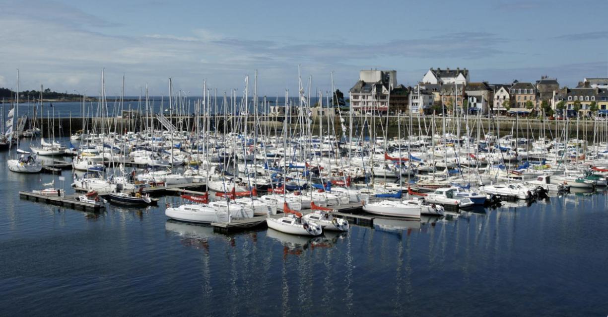L'Hermine Terrasse Et Parking, 500 Plage Concarneau Εξωτερικό φωτογραφία